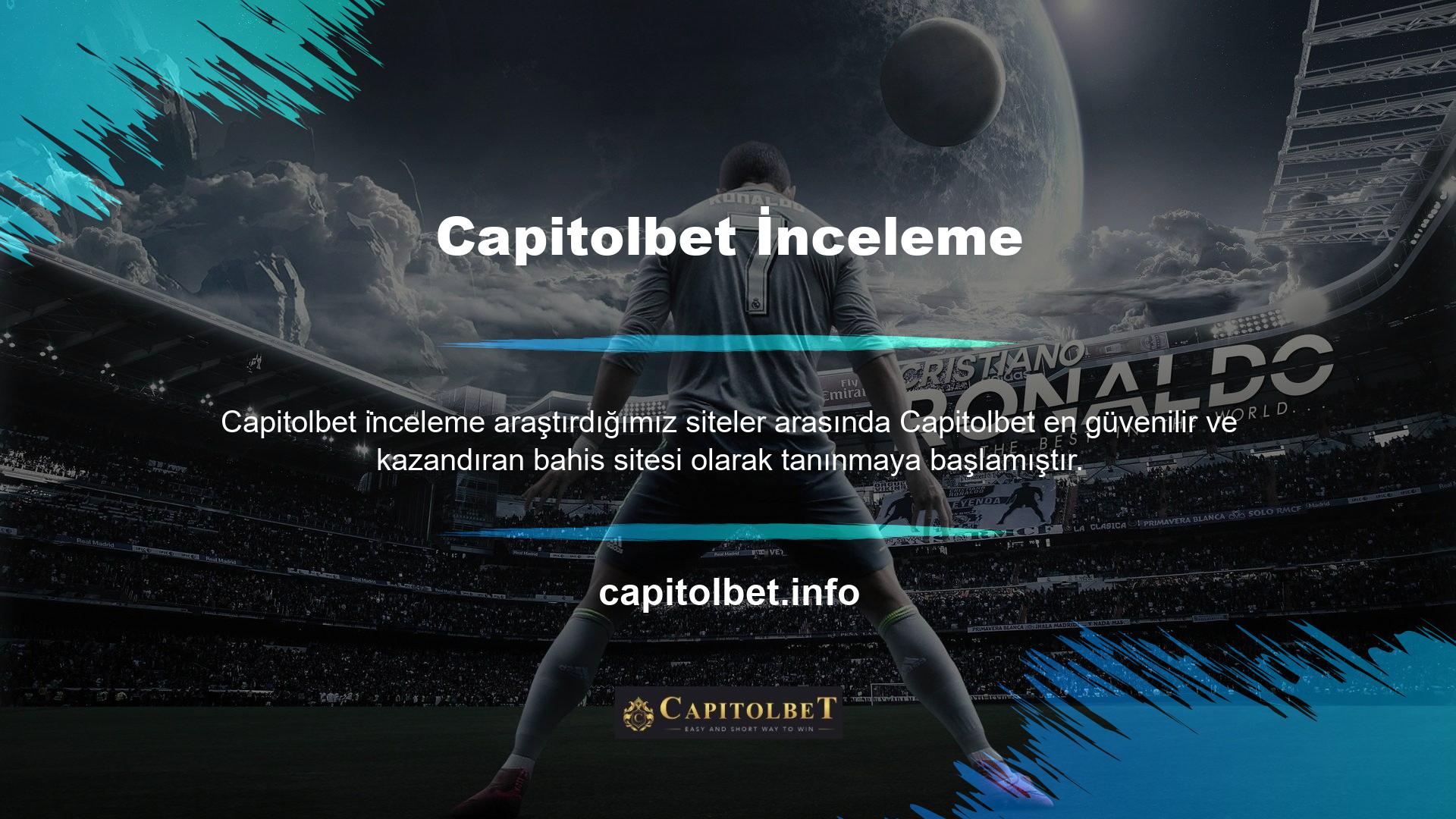 Capitolbet, kullanıcılarını yorum yaparak memnun edebilen ender sitelerden biri olarak da biliniyor