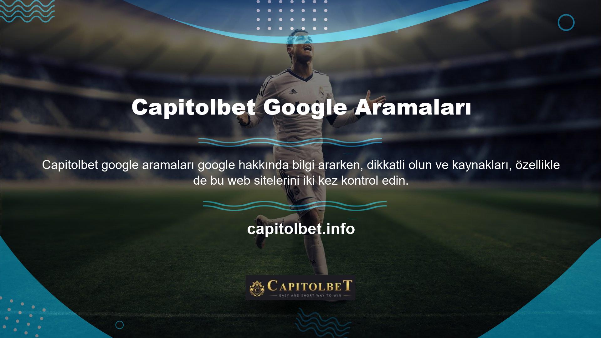 İhtiyacınız olan bilgileri bulmak için her bahis sitesinin web sitesinden geçmeniz gerekmez