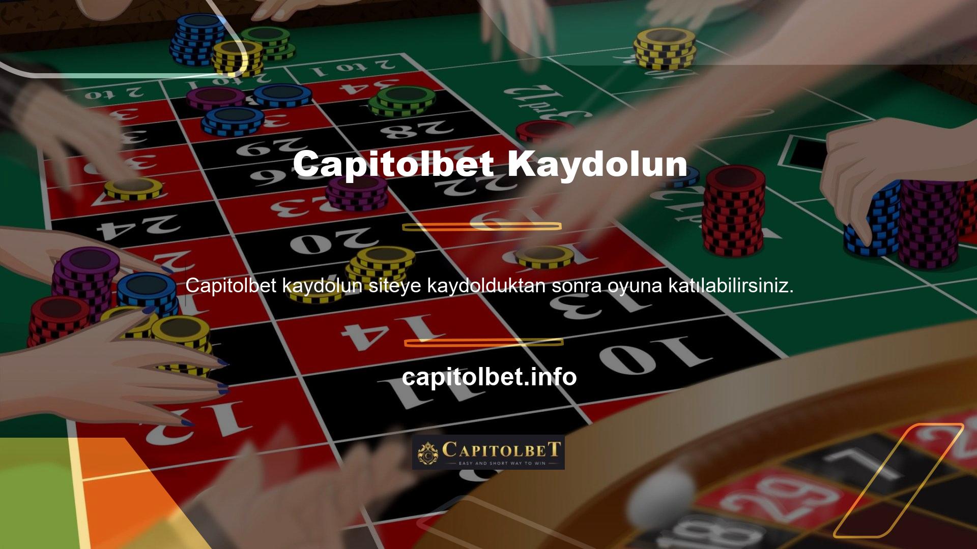 Capitolbet Bahis Seçenekleri